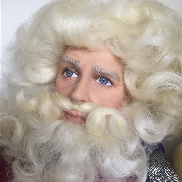 Franklin Mint Merlin Magician Wizard Camelot Series Porcelain Doll w/ Stand BOX - Picture 4 of 7